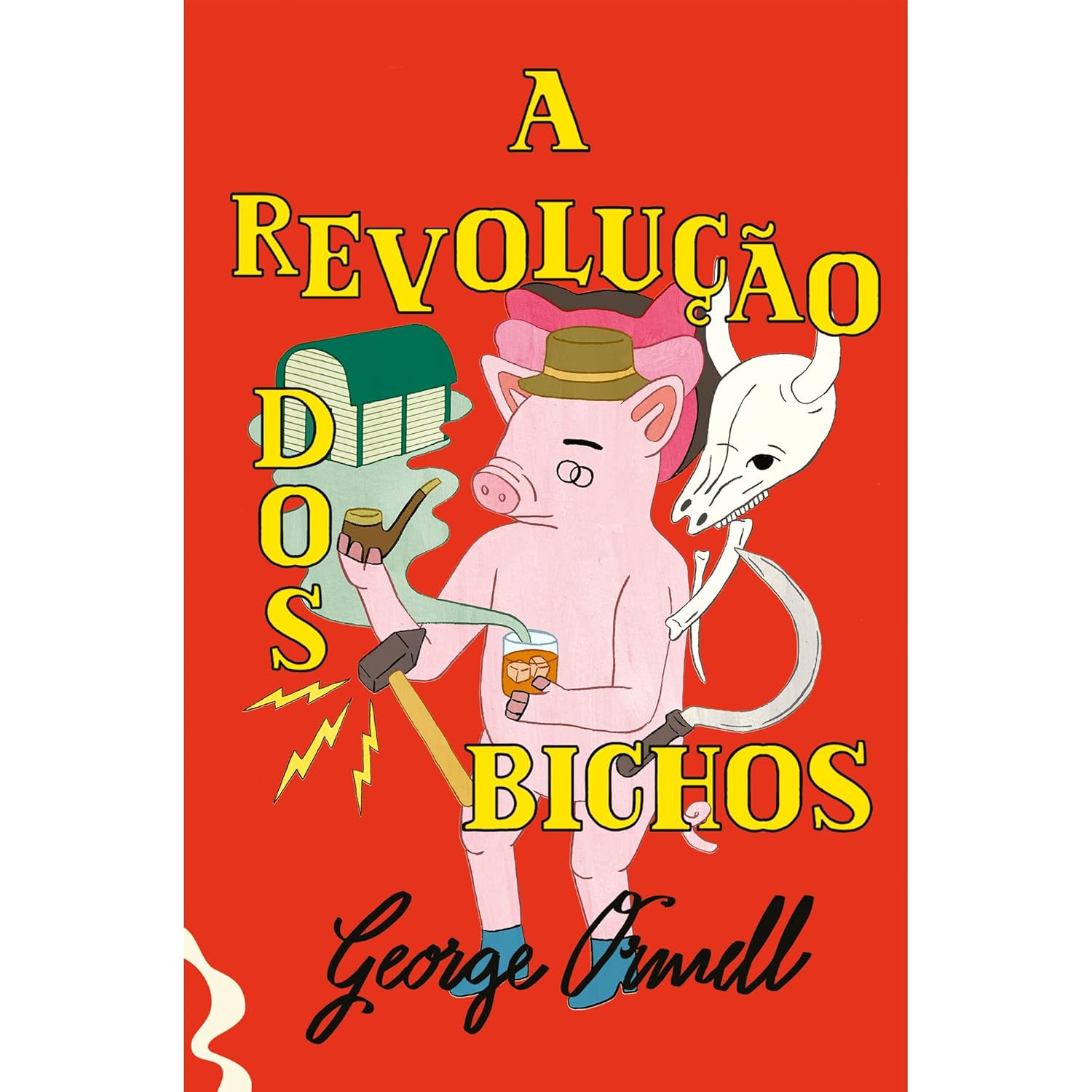 Capa do livro A Revolução dos bichos